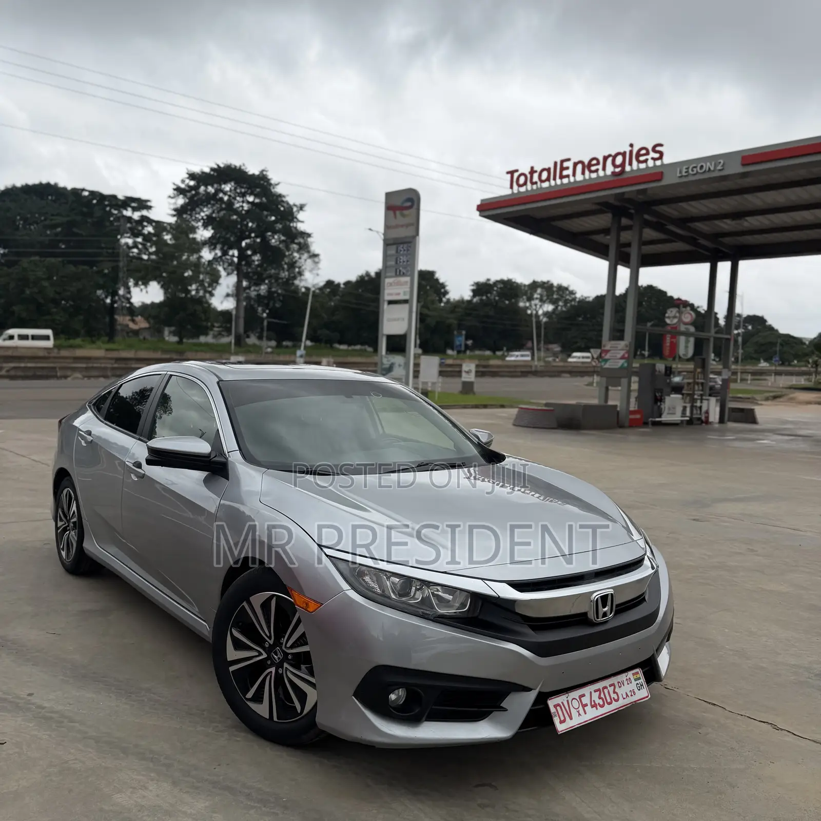 Honda Civic EX-L Sedan 2018 Silver