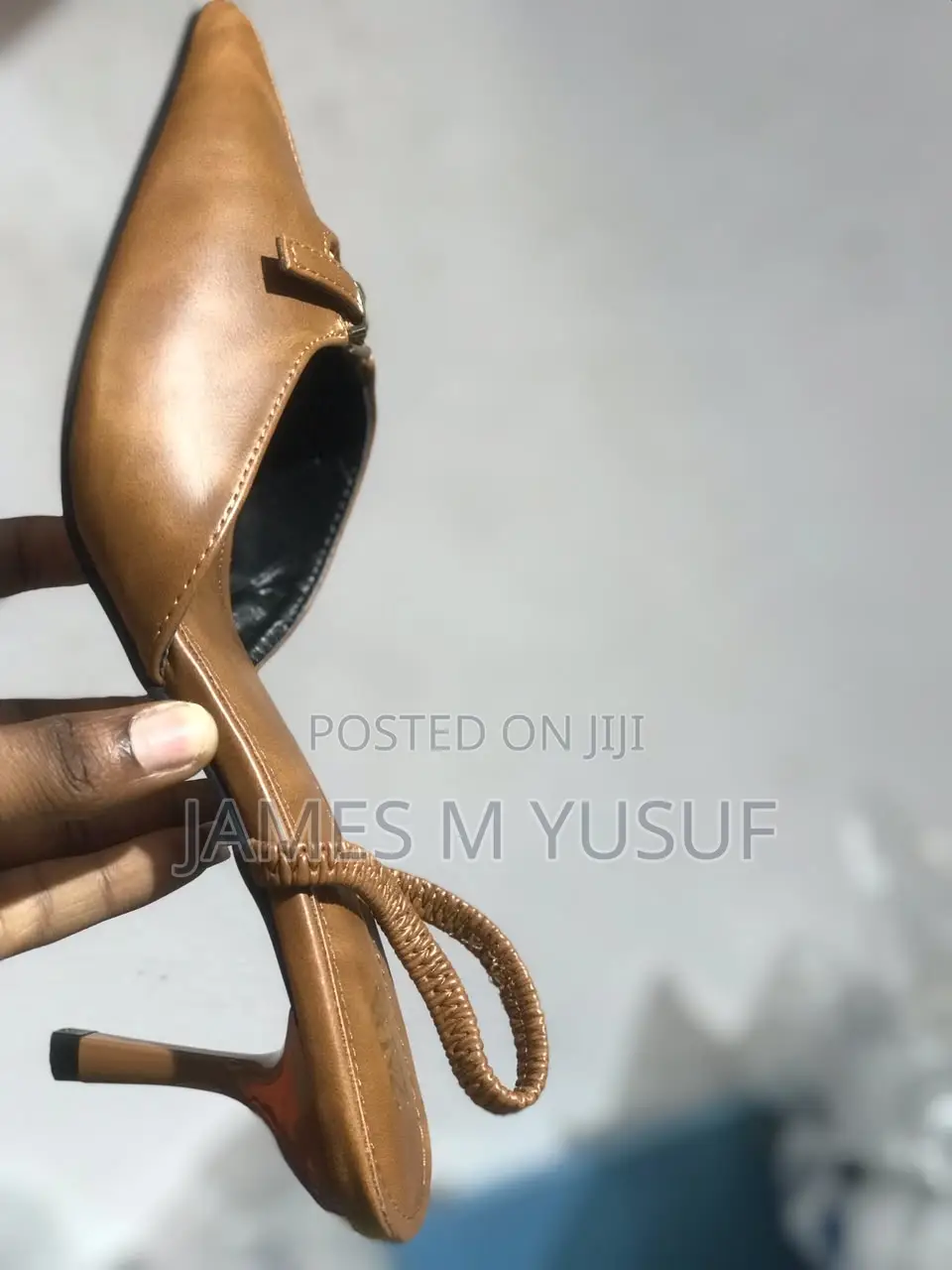 Original Zara Short Heel Cover Sandals