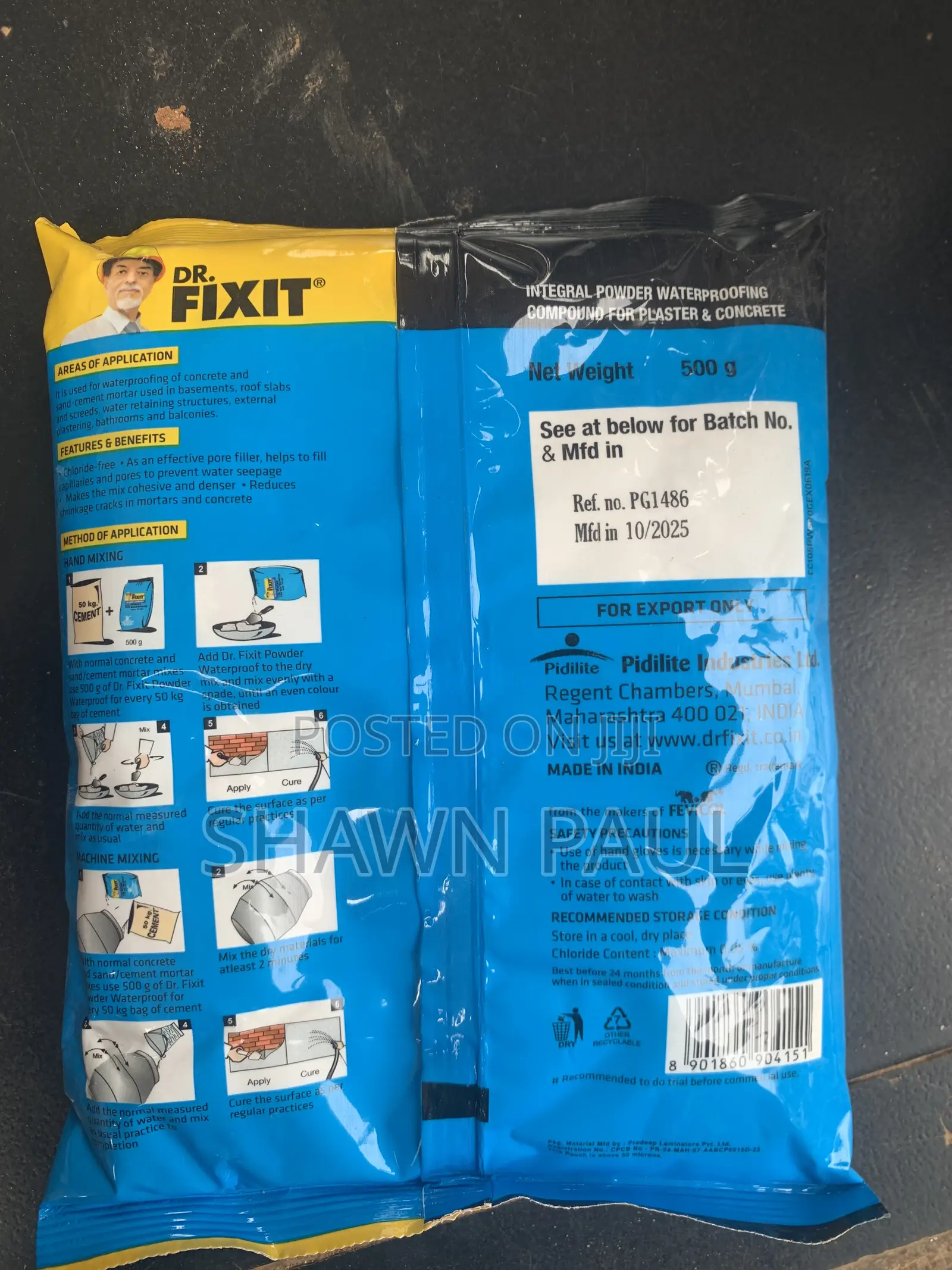 Dr. Fixit Powder Waterproofing Cement Additive