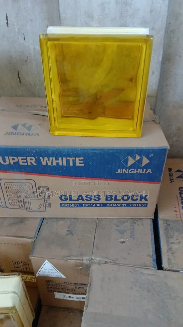 Coloured Glass Block