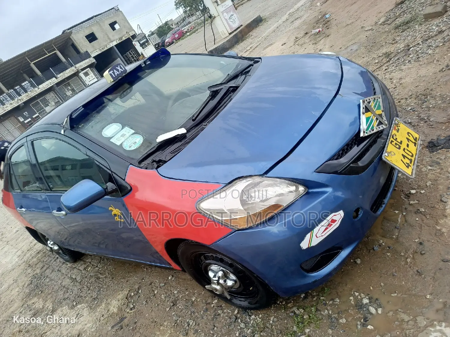 Toyota Yaris 2010 Blue