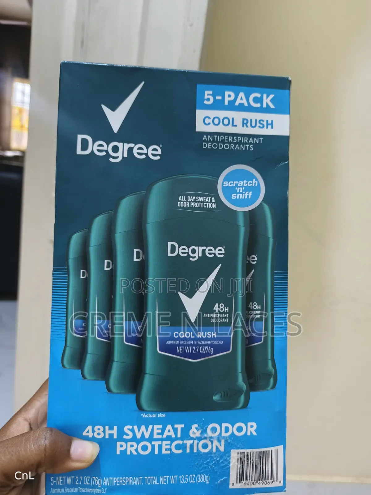 5-Pack Degree Men Cool Rush Antiperspirant Deodorant