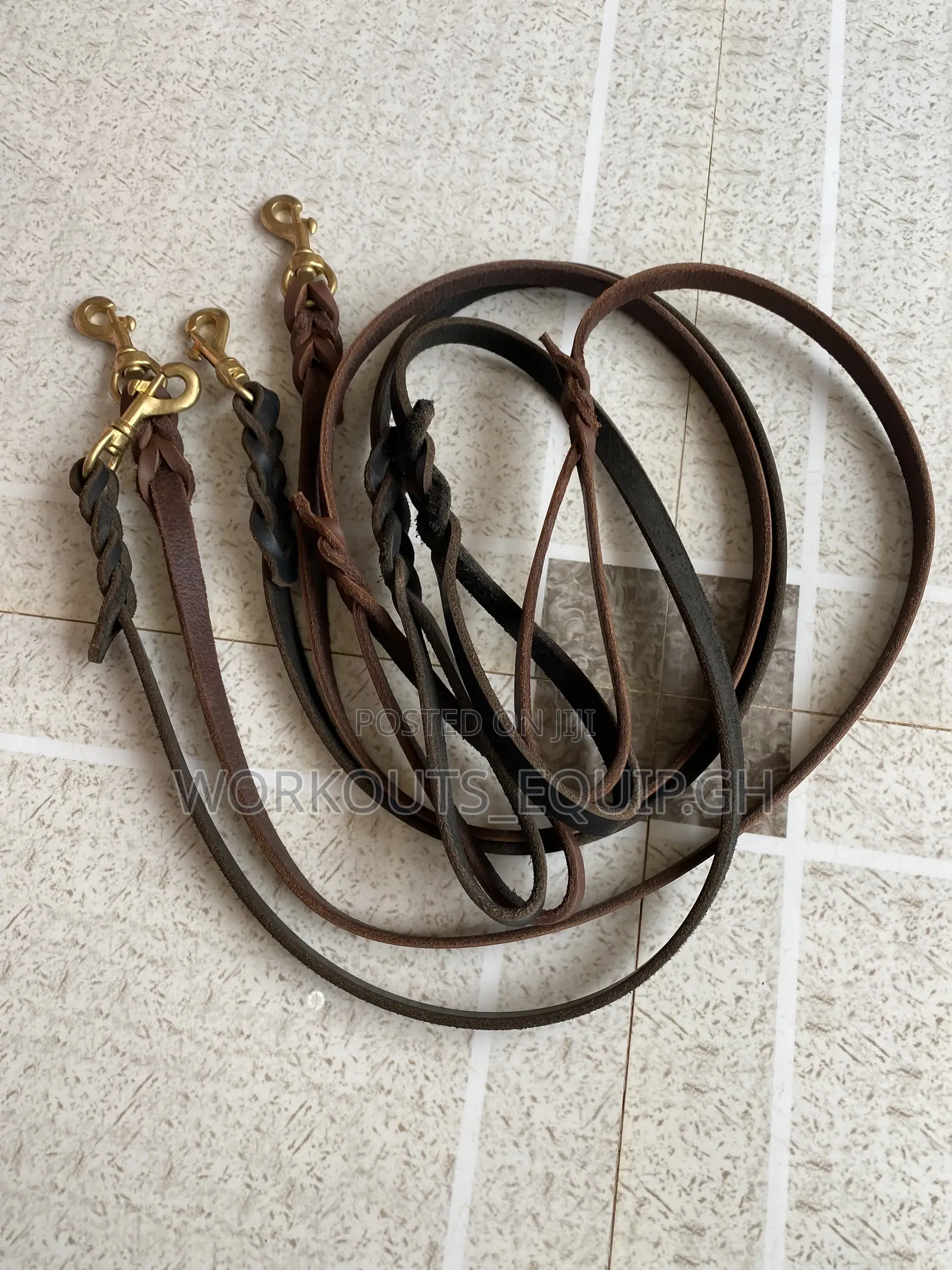 High Quality Pure Leather Dog Leash