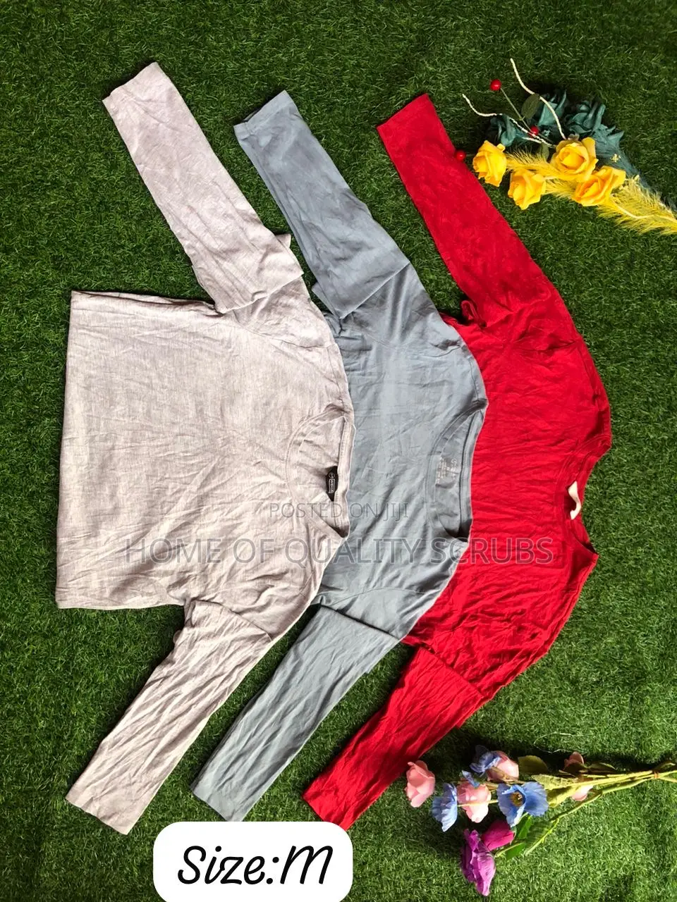 Round Neck Long Sleeves(For Nurses)