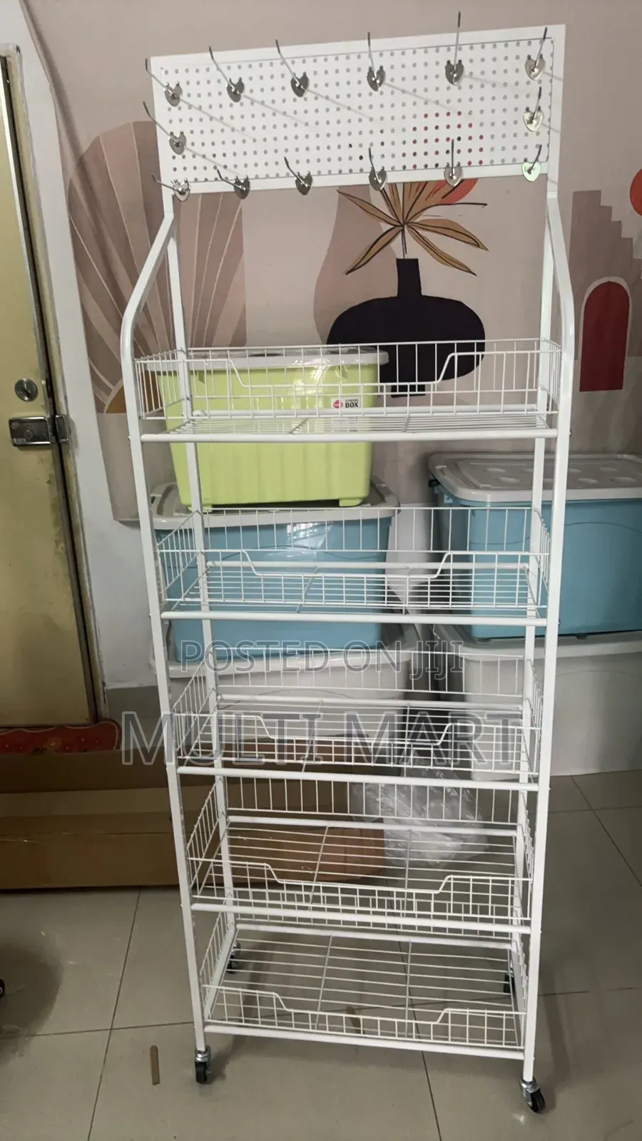 Storage Rack, Trolley Display Storage