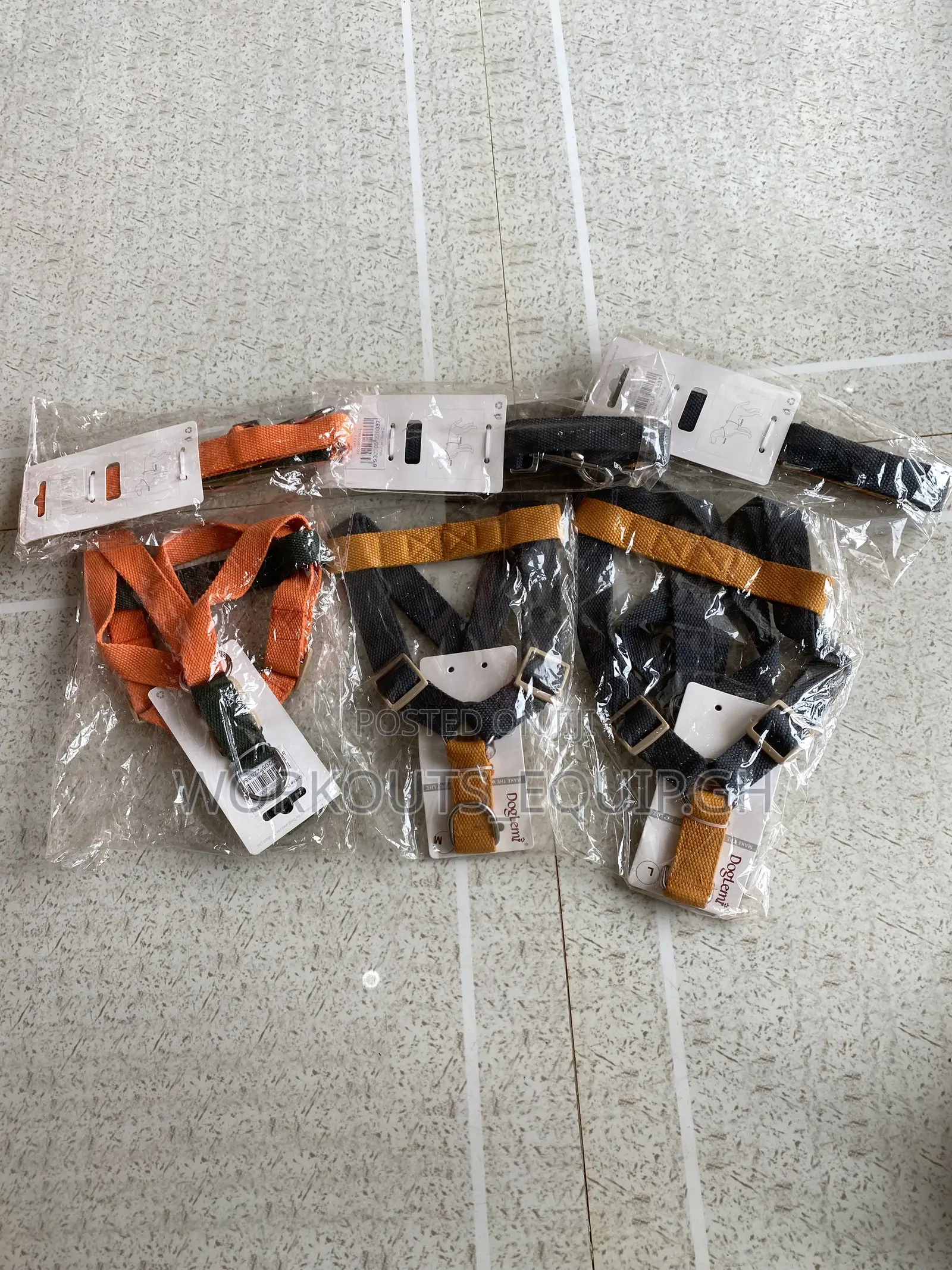 Leash, Collar and Harness Complete Set for Dogs