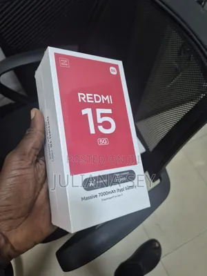 New Xiaomi Redmi 15 5G 256 GB Black