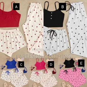 Three Piece Sleepwear Set