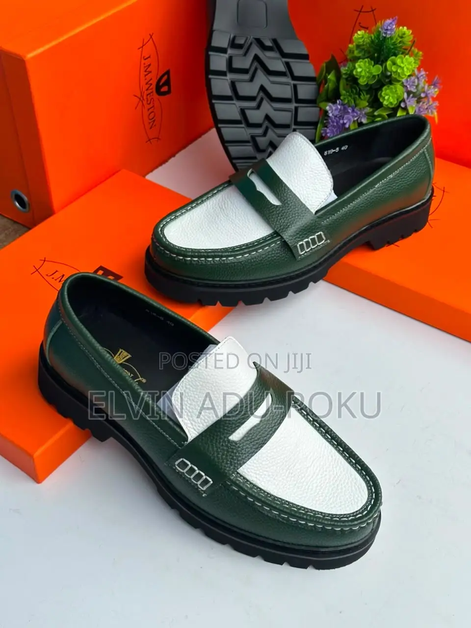 J . M . Weston Penny Moc Men Shoes in Different Colours, Swipe > 