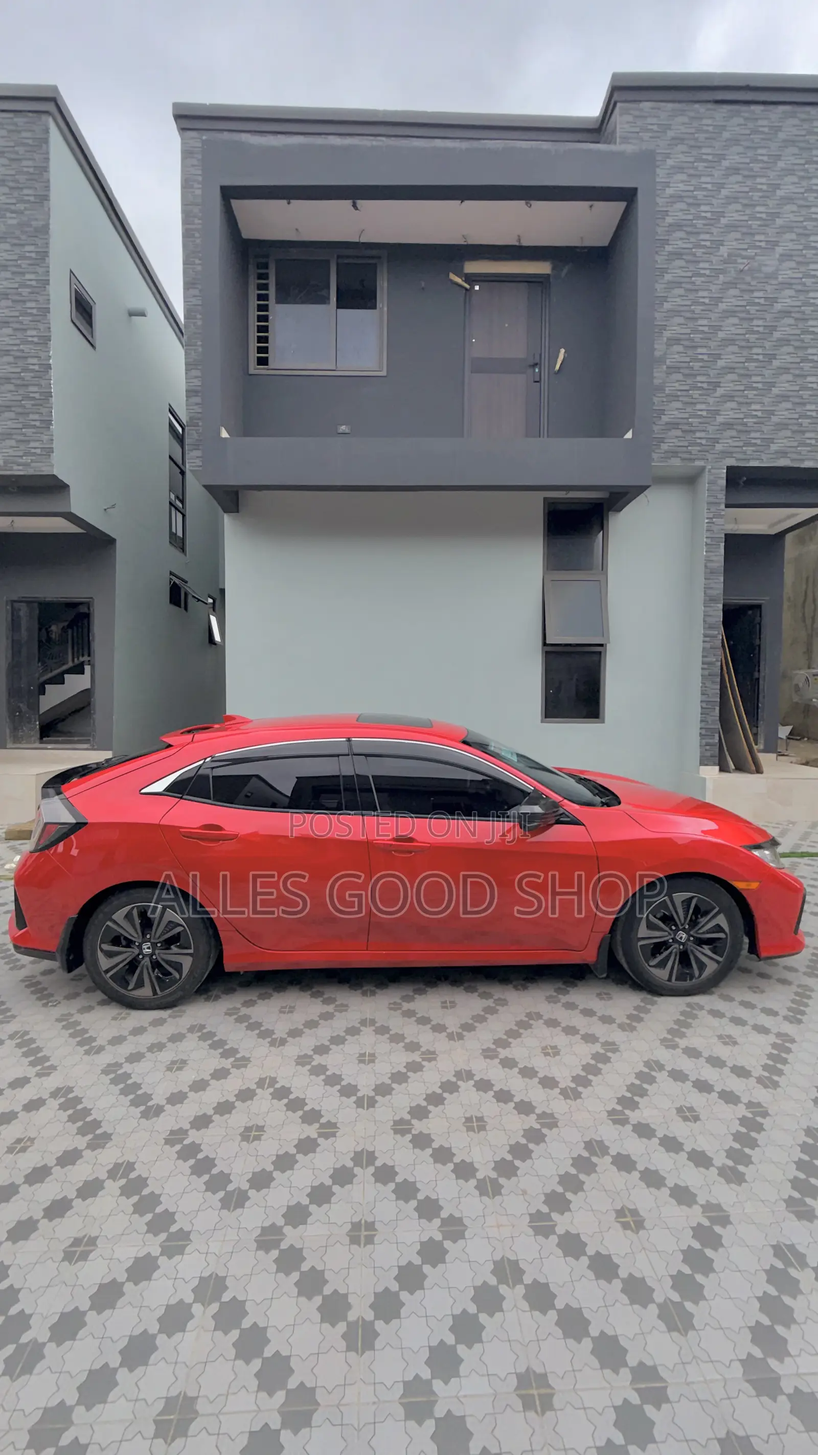 Honda Civic EX-L w/Navi 4dr Hatchback (1.5L 4cyl) 2017 Red
