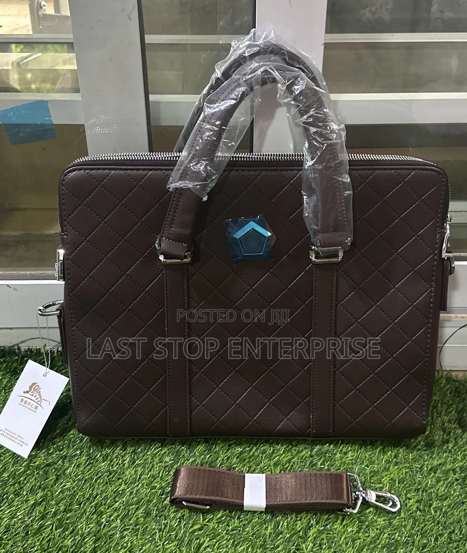 Quality and Classic Double Zipper Office and Laptop Bag