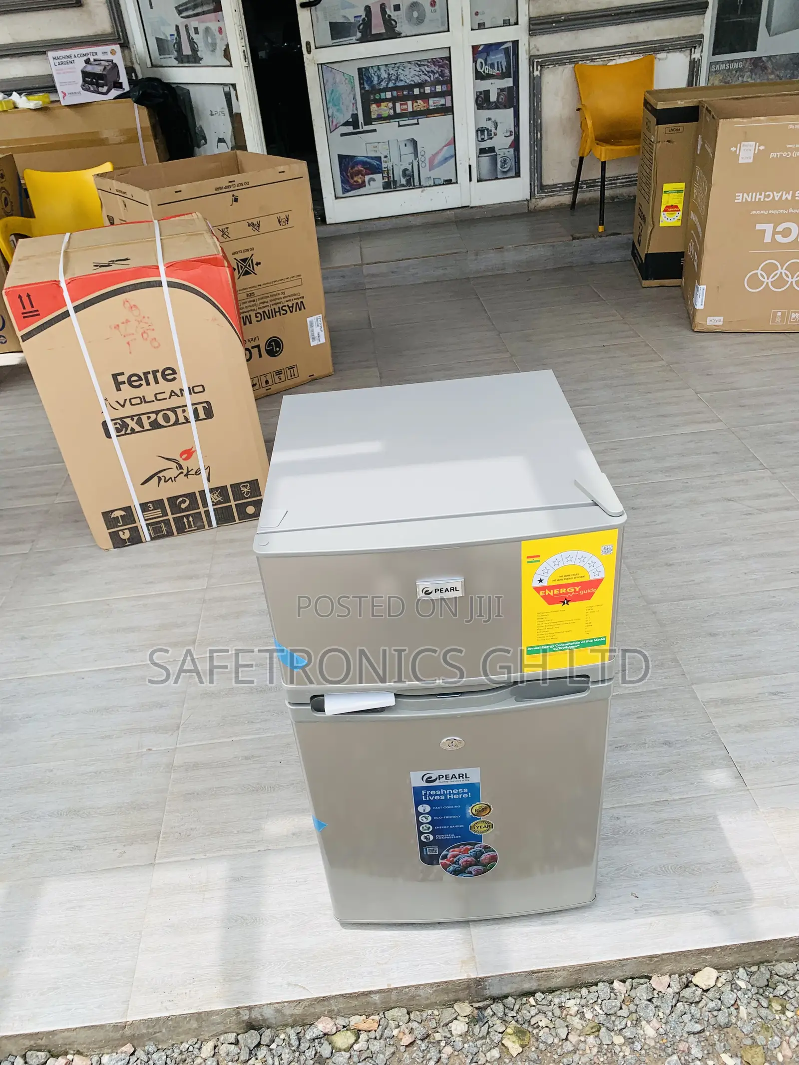 Buy Perfect Pearl Pf-235t Double-Door Table-Top Refrigerator