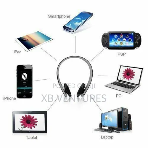 Aec Long Life Battery Wireless Bluetooth Headsets Earphones Portable