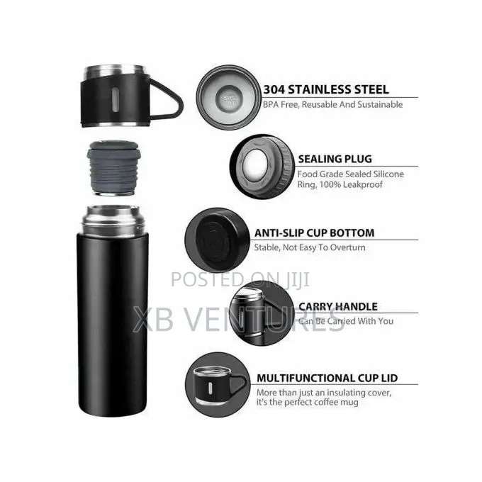 500ml 304 Stainless Steel Vacuum Insulated Bottle Gift Set