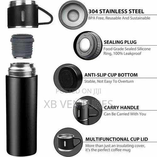 500ml 304 Stainless Steel Vacuum Insulated Bottle Gift Set