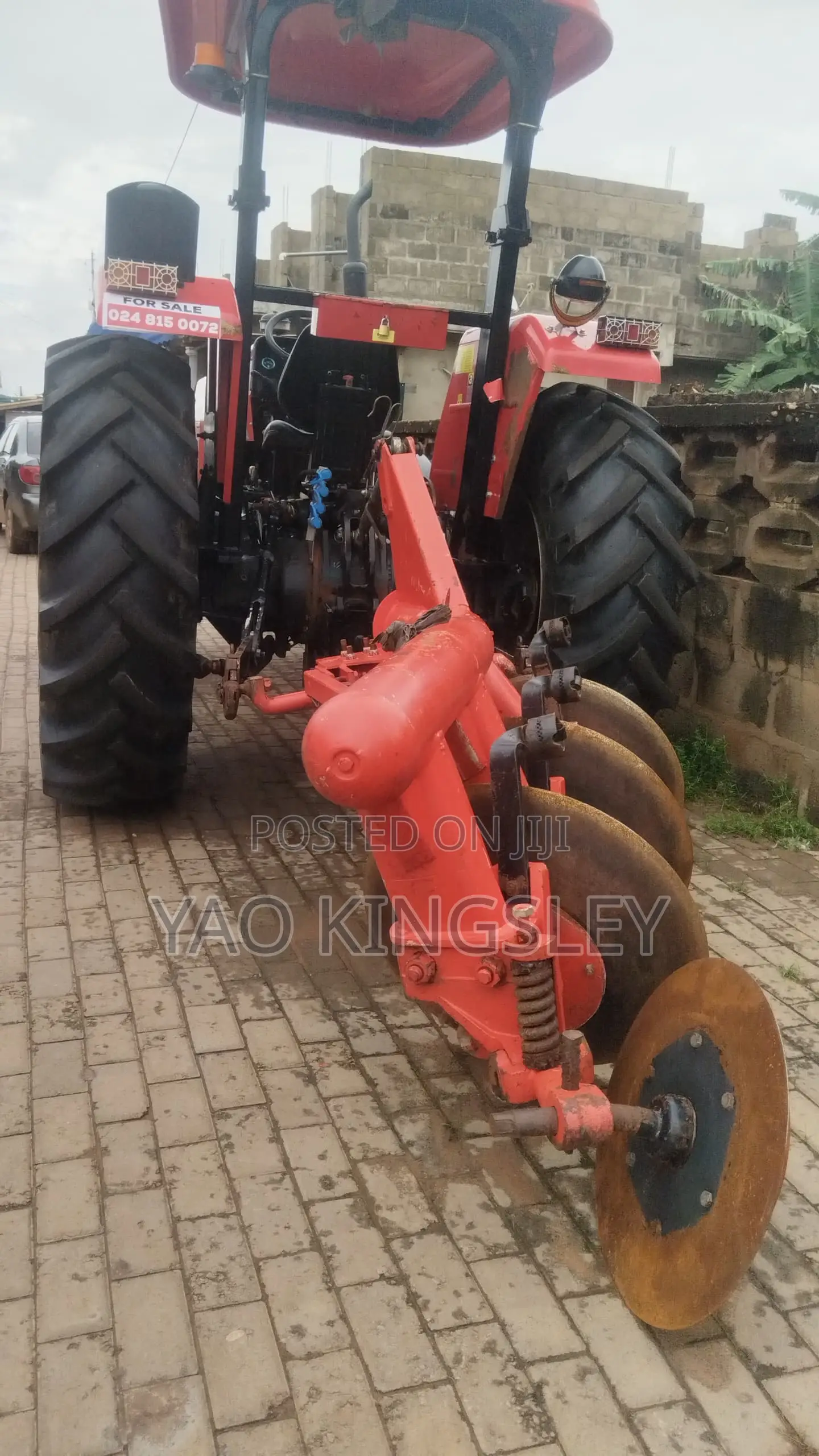 3-disc Tractor Disc Plough