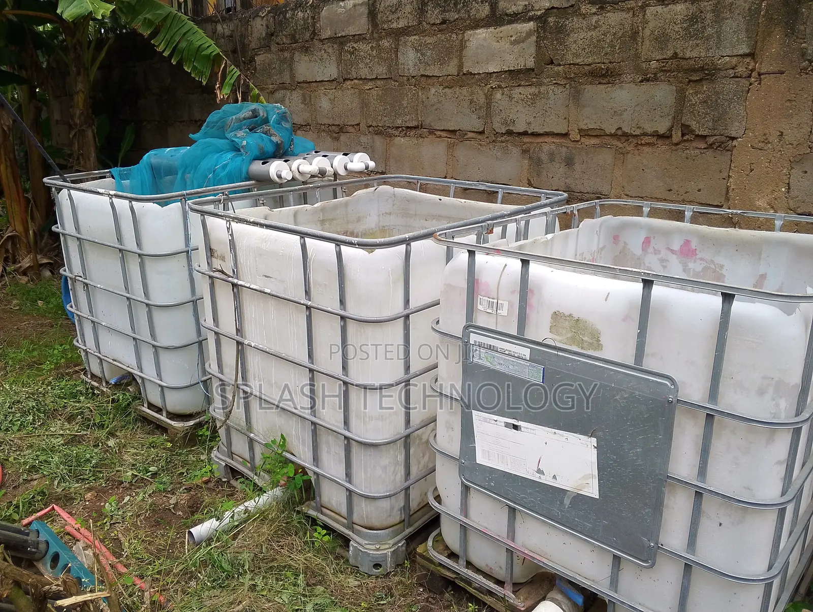 Open Ibc Tanks Reduced for Quick Sale