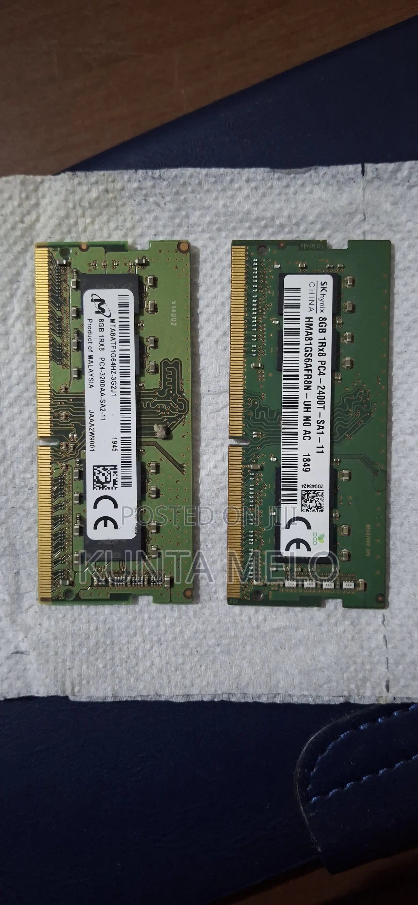 Laptop Ram 8gig Ddr4