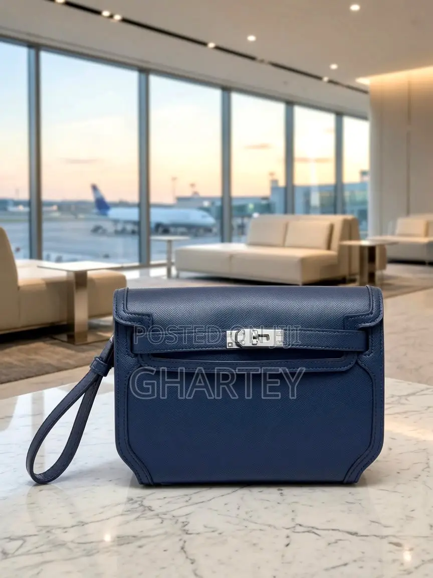 Canvas Leather Chic Wristlet Clutch Bag - Available in 5 Colors