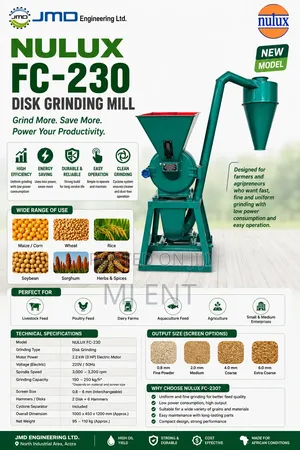 Grinding Mill Multipurpose Dry One Time