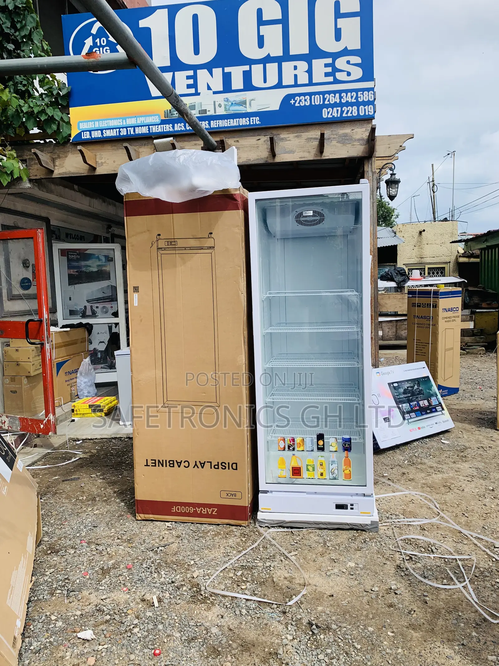 High Quality Zara-600dfg Display Fridge 591ltr