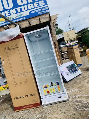 Original White Zara-600dfg Display Fridge 591ltr