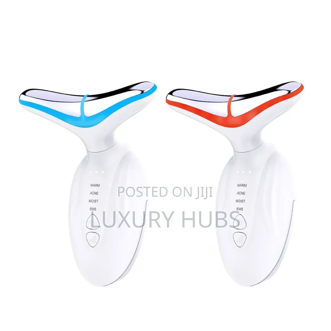 Neck Face Beauty Massager | Led Light Therapy | Rechargeable