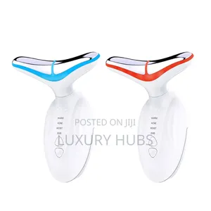 Neck Face Beauty Massager | Led Light Therapy | Rechargeable