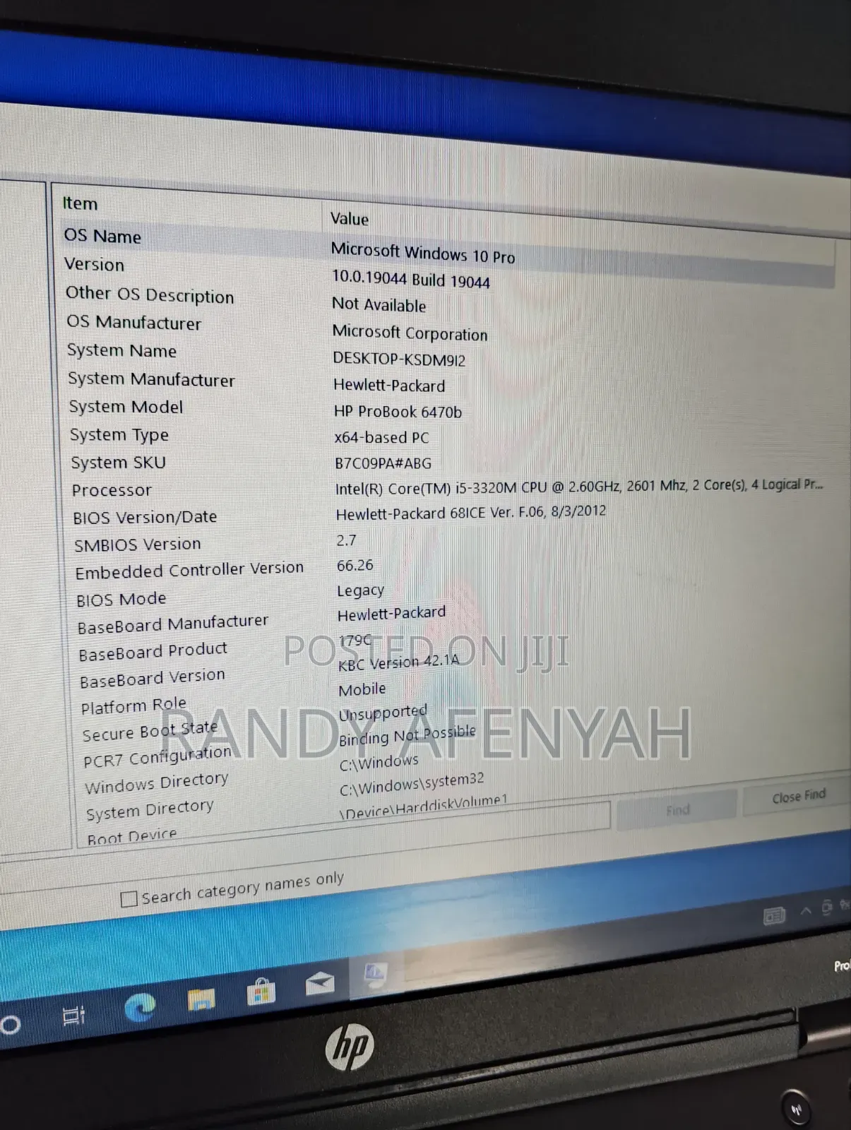 Laptop HP ProBook 6470B 4GB Intel Core i5 HDD+SSD 640GB