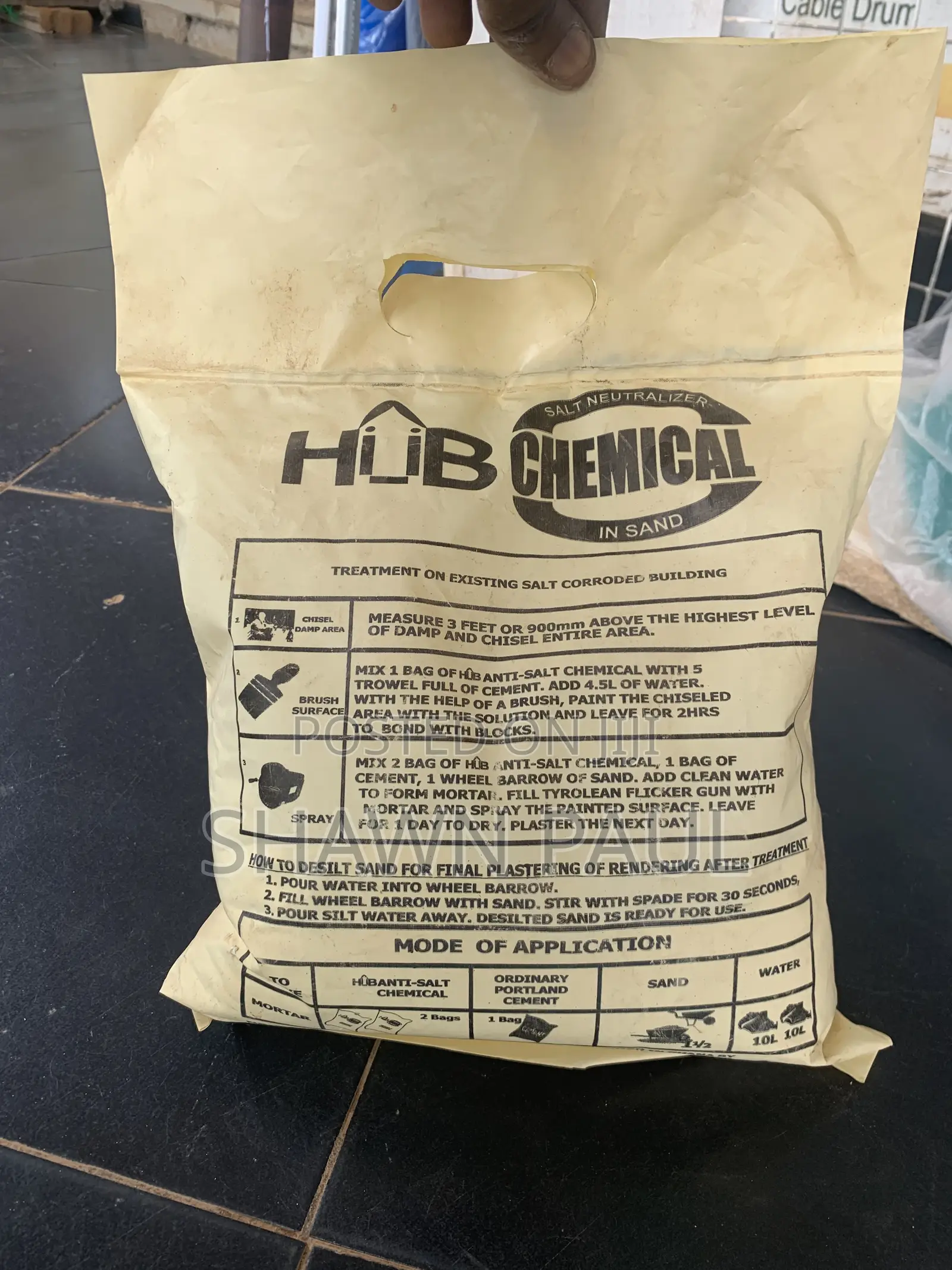 Hub Anti-Salt Chemical (2.5kg)