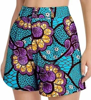 Ankara African Print Shorts for Women