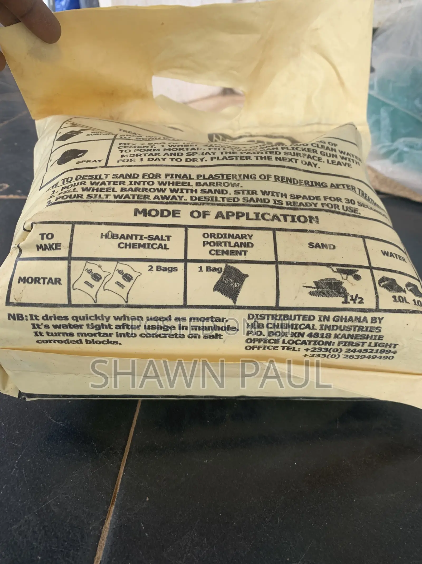 Hub Anti-Salt Chemical (2.5kg)