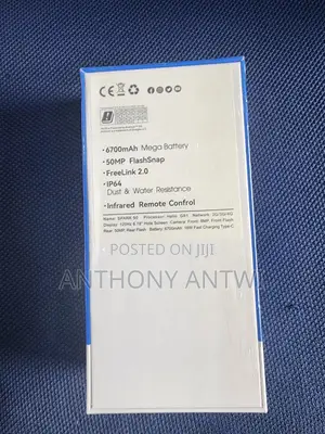 New Tecno Spark 50 128 GB Black