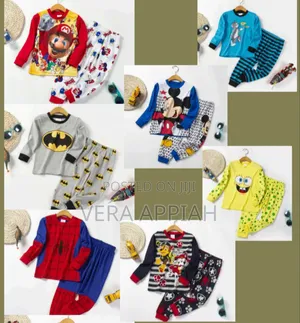 Kids Pajamas Cartoon Caractere