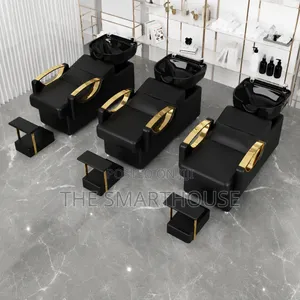 Executive Salon Shampoo Chair With Basin And Stool