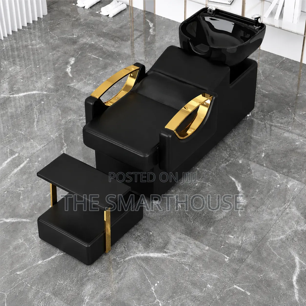 Executive Salon Shampoo Chair With Basin And Stool