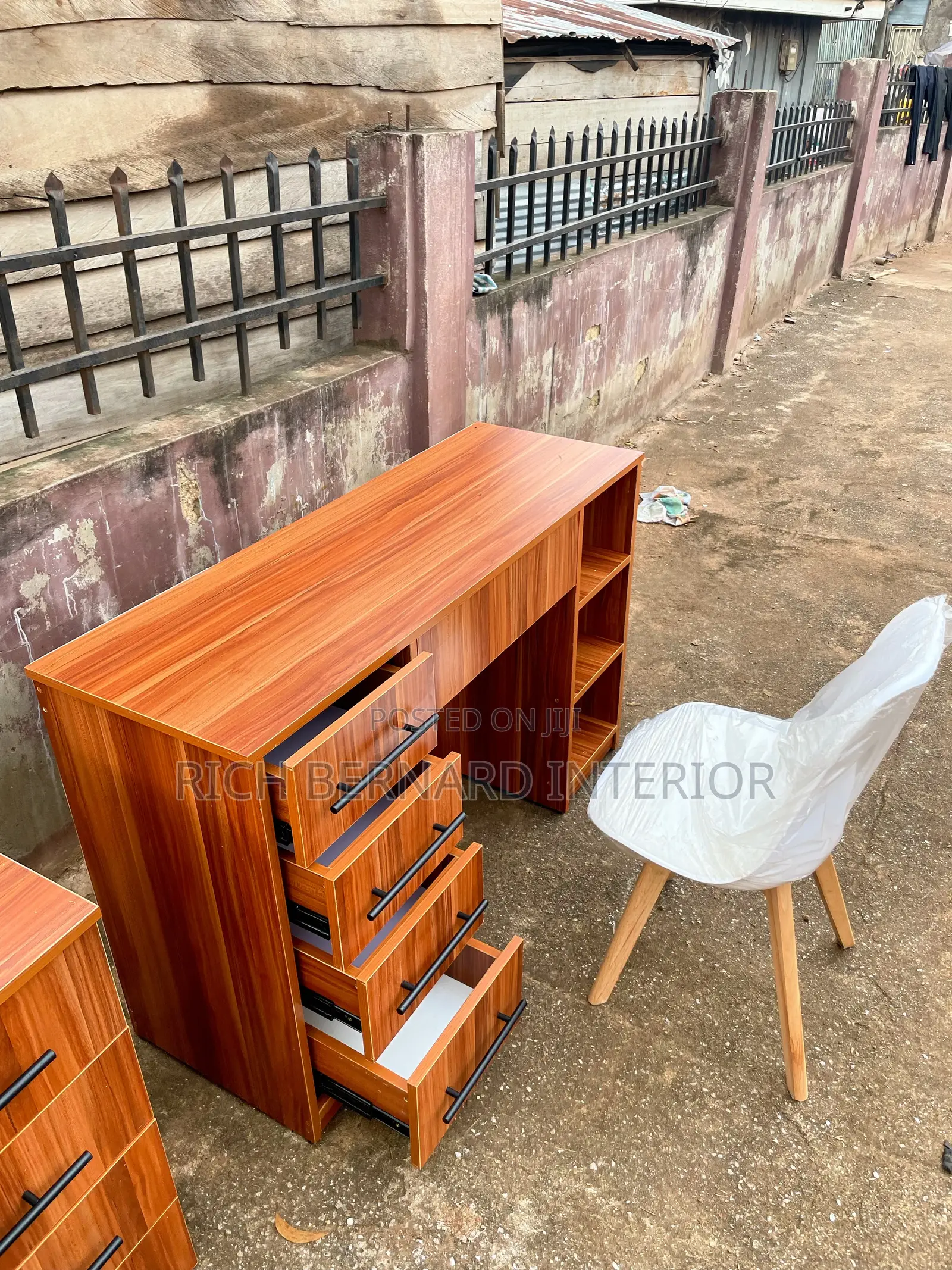 Luxury Bedroom Set ( Foreign Double Bed Storage + Wardrobe + Dresser )