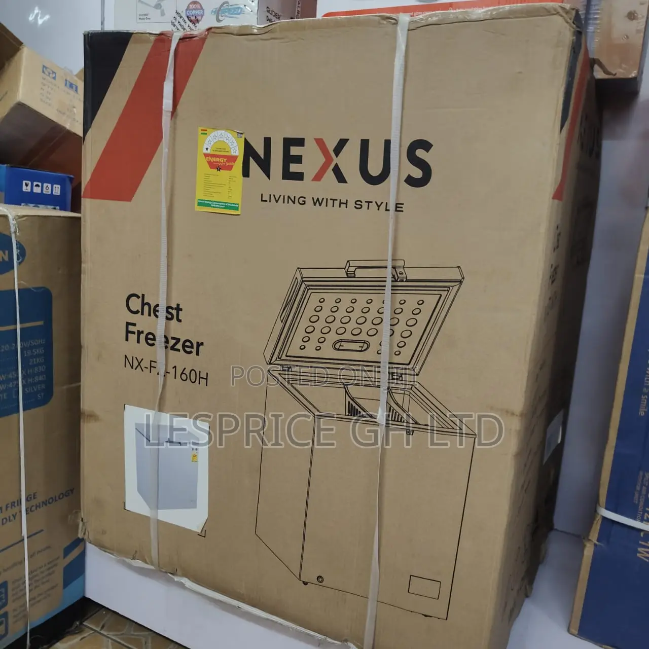 Nexus 145liters Chest Freezer Nx160h
