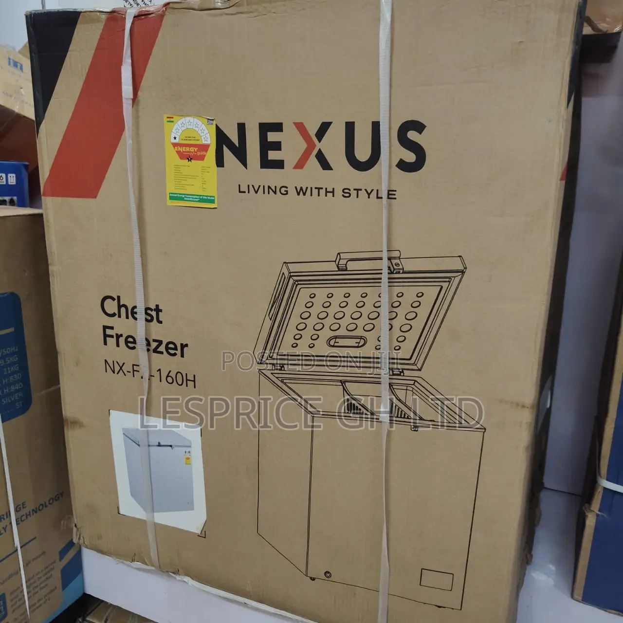 Super Efficient 145l Chest Freezer From Nexus