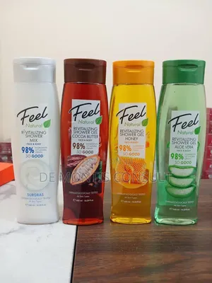 Feel Natural Revitalizing Shower Gel and Shower Milk