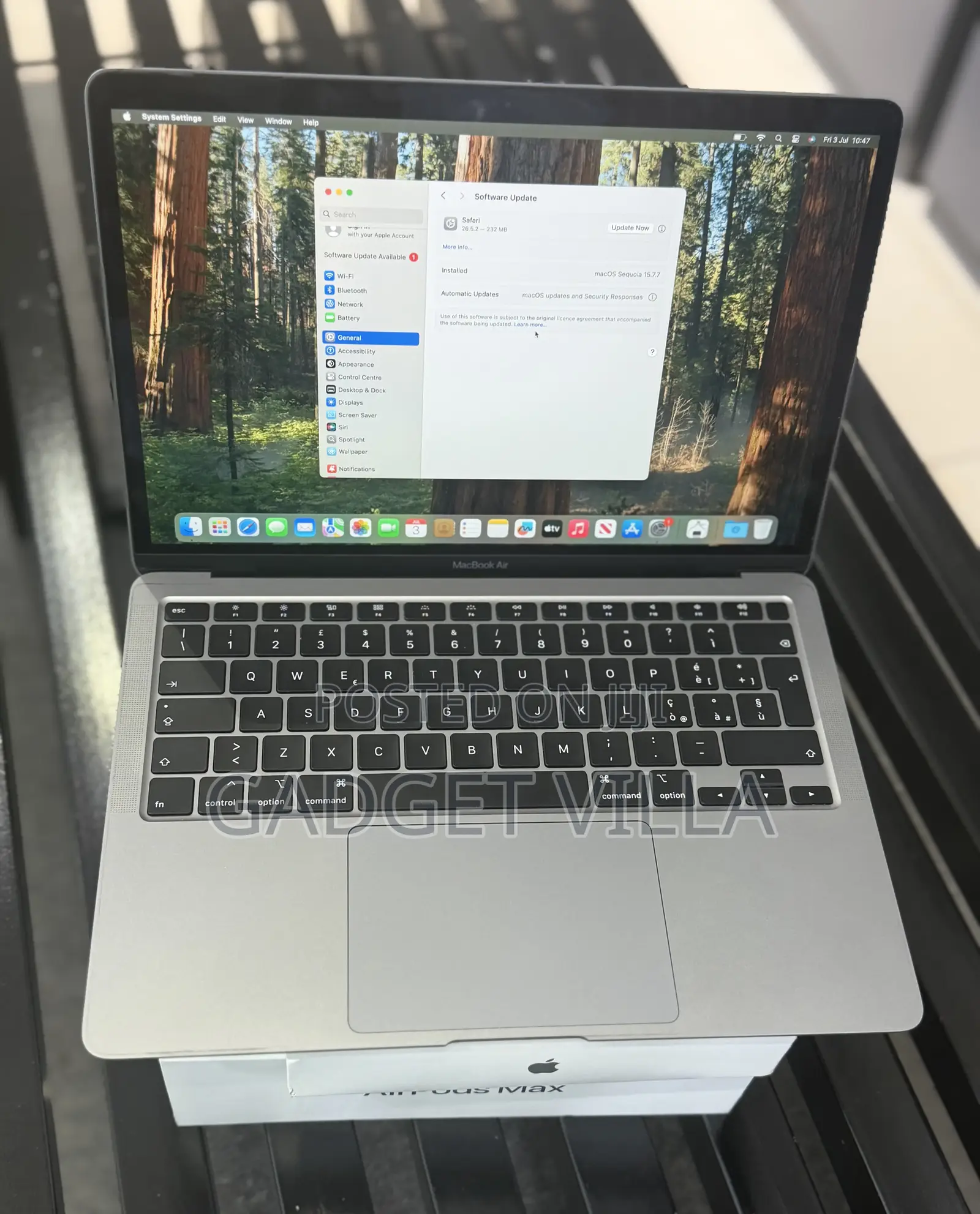 Laptop Apple MacBook Air 2020 16GB Intel Core i5 SSD 1T