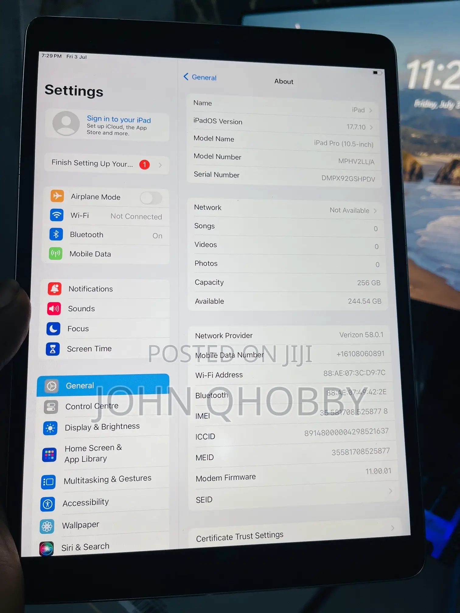 Apple iPad Pro 10.5 (2017) 256 GB Silver