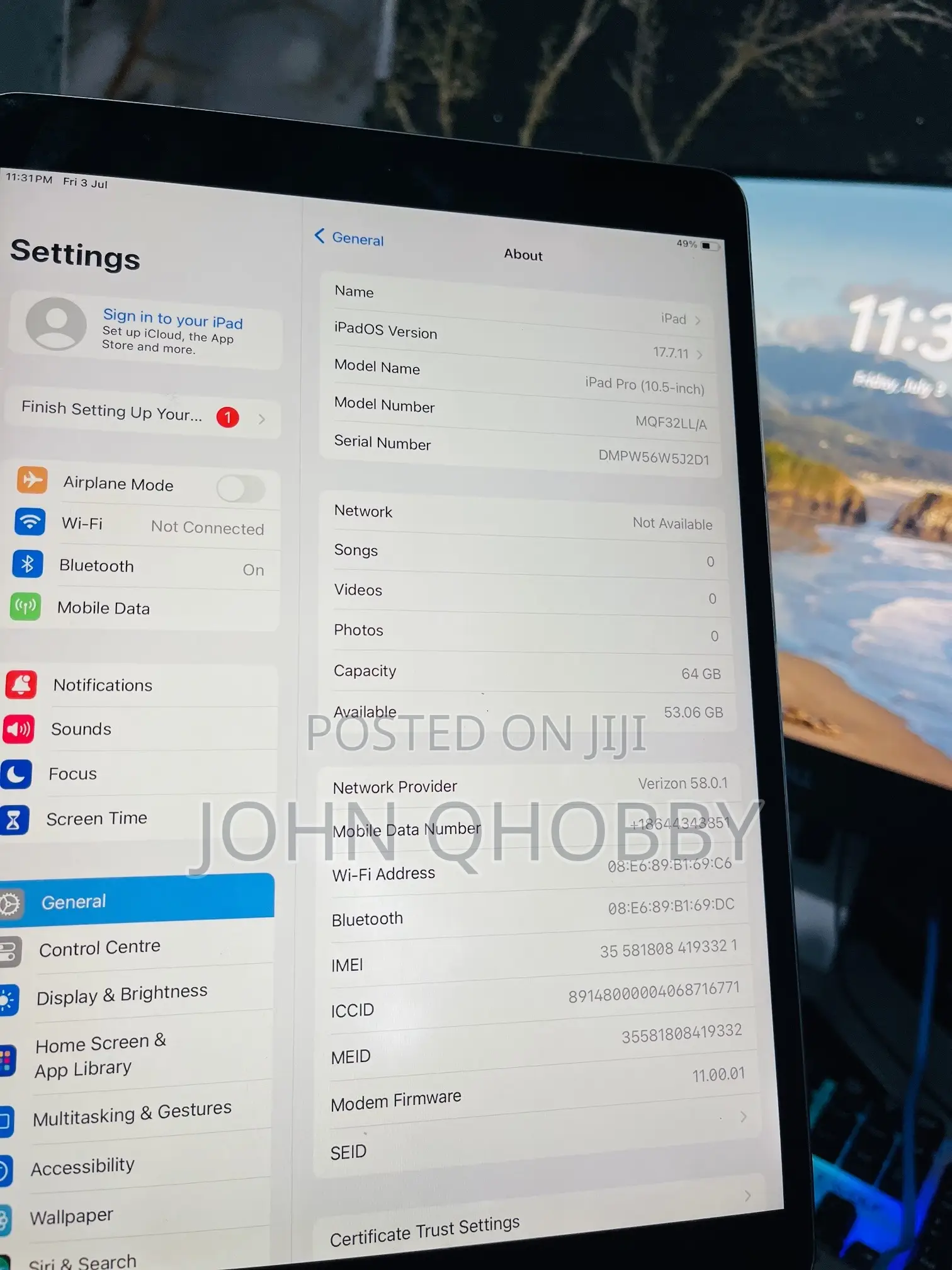 Apple iPad Pro 10.5 (2017) 64 GB Silver