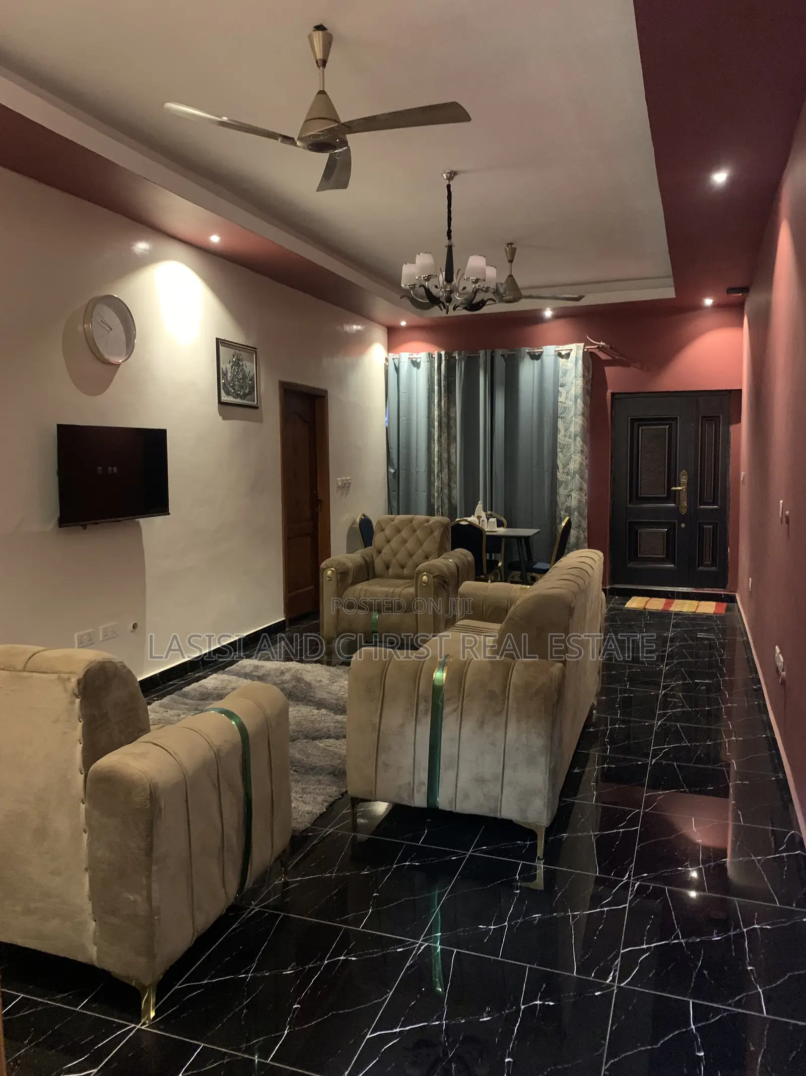 Furnished 3bdrm House in Lasisi And Christ, Amasaman for rent