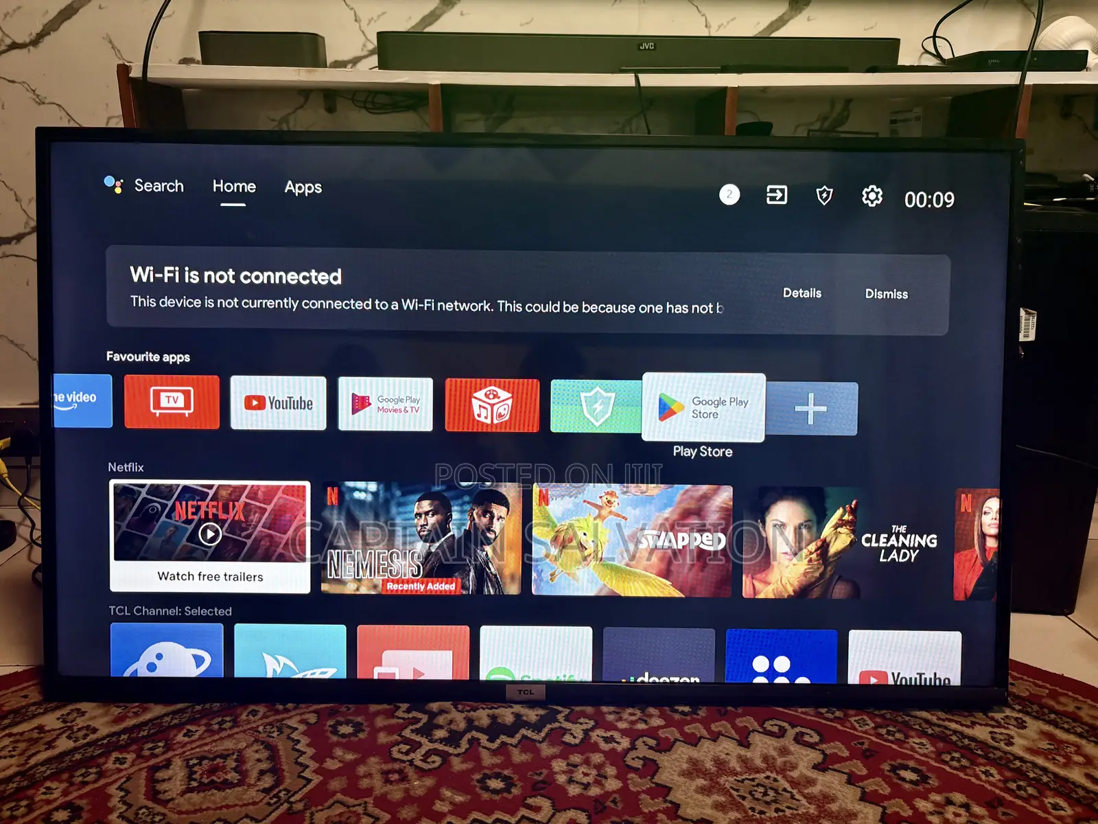 TCL Smart Android Digital Tv 49 Inches Uk Used