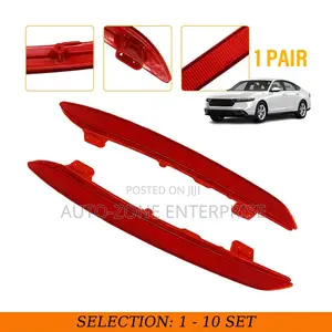 Honda Accord 2023 2024 2025 Back Bumper Reflector Pair