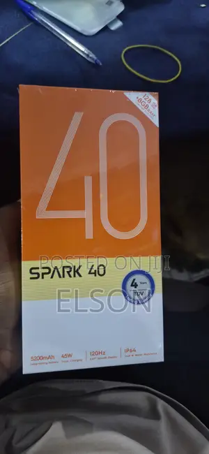 New Tecno Spark 40 256 GB Black