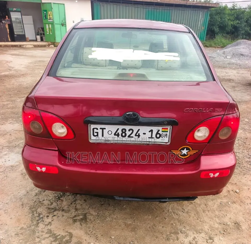 Toyota Corolla 2007 Red