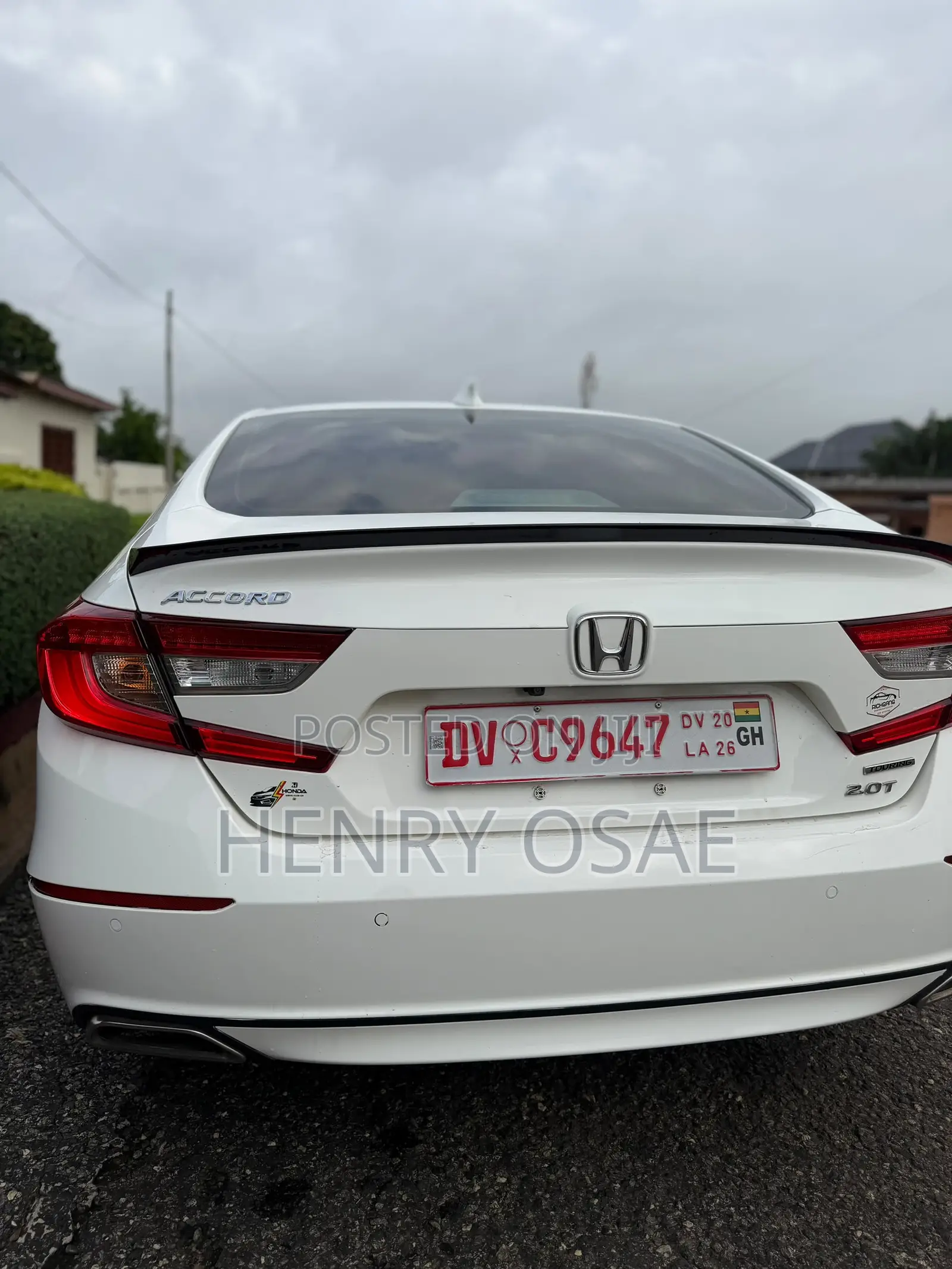 Honda Accord Touring 2.0T 2020 White
