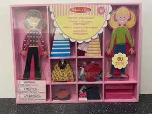 Melissa Doug Abby Emma Deluxe Magnetic Wooden Dress-Up Set,